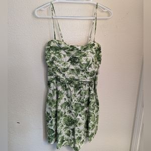 Abercrombie & Fitch Green Floral Jumpsuit